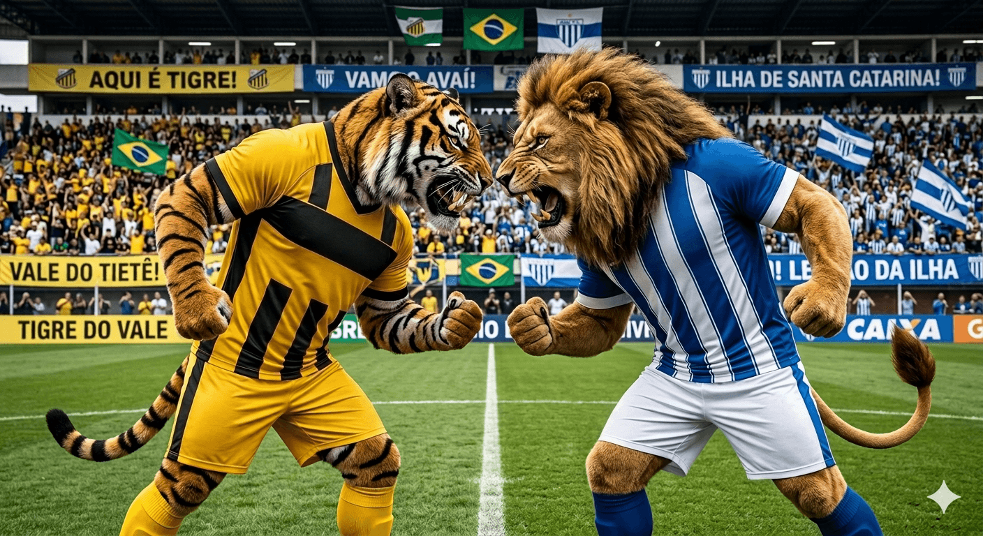 72 HORAS PARA A REVANCHE: O Tigre encara o mesmo Avaí que acabou de bater na cara — e agora os 8 pontos viram guerra